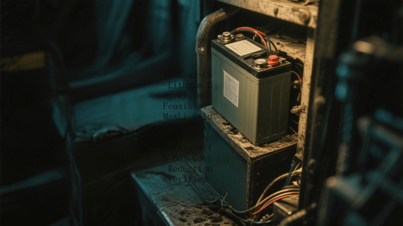 Is Lead-to-Lithium Conversion Feasible? MaxLi Solution Tackles 3 Pain Points with 60% Cost Reduction Verified Is Lead-to-Lithium Conversion Feasible? MaxLi Solution Tackles 3 Pain Points with 60% Cost Reduction Verified